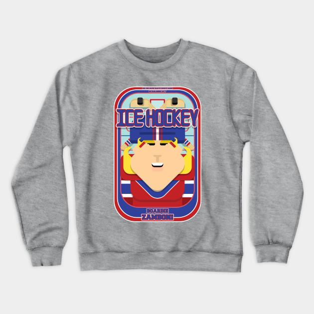 Ice Hockey Red and Blue - Faceov Puckslapper - Hazel version